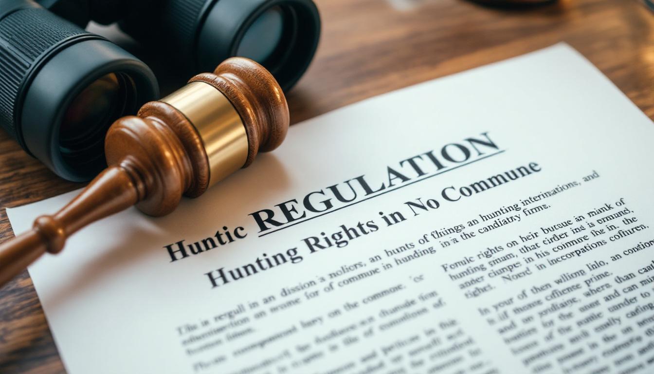 Droit de chasse sur une commune : réglementation applicable